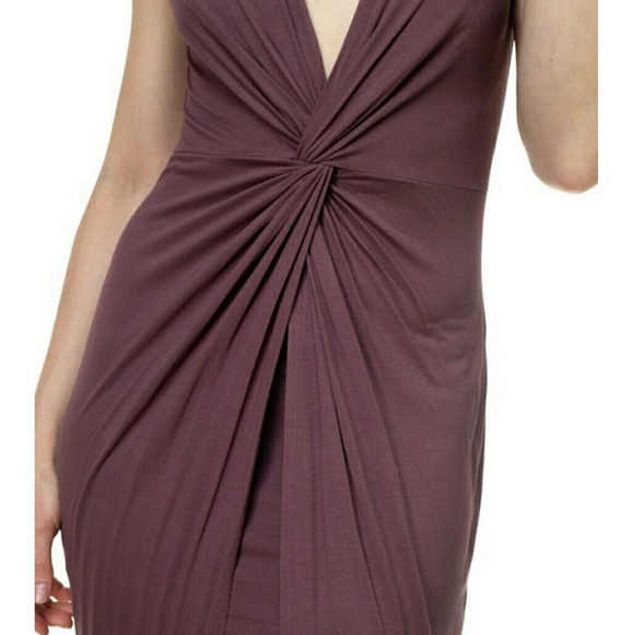 Deep V-neck Jersey Tunic Dress - Picture 2 of 3